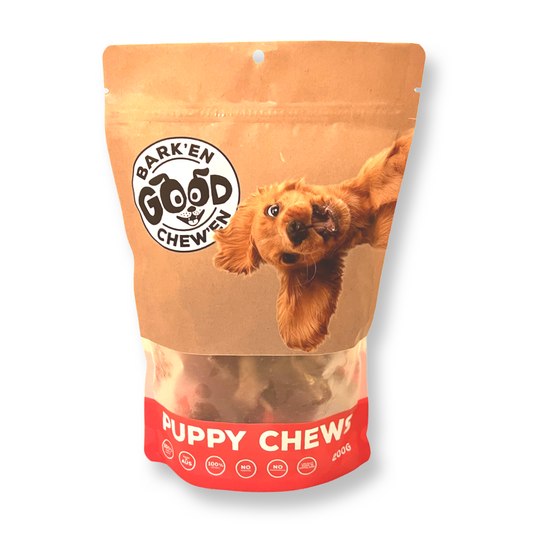 Puppy Chews 200gm (Excellent for BIG dogs to)